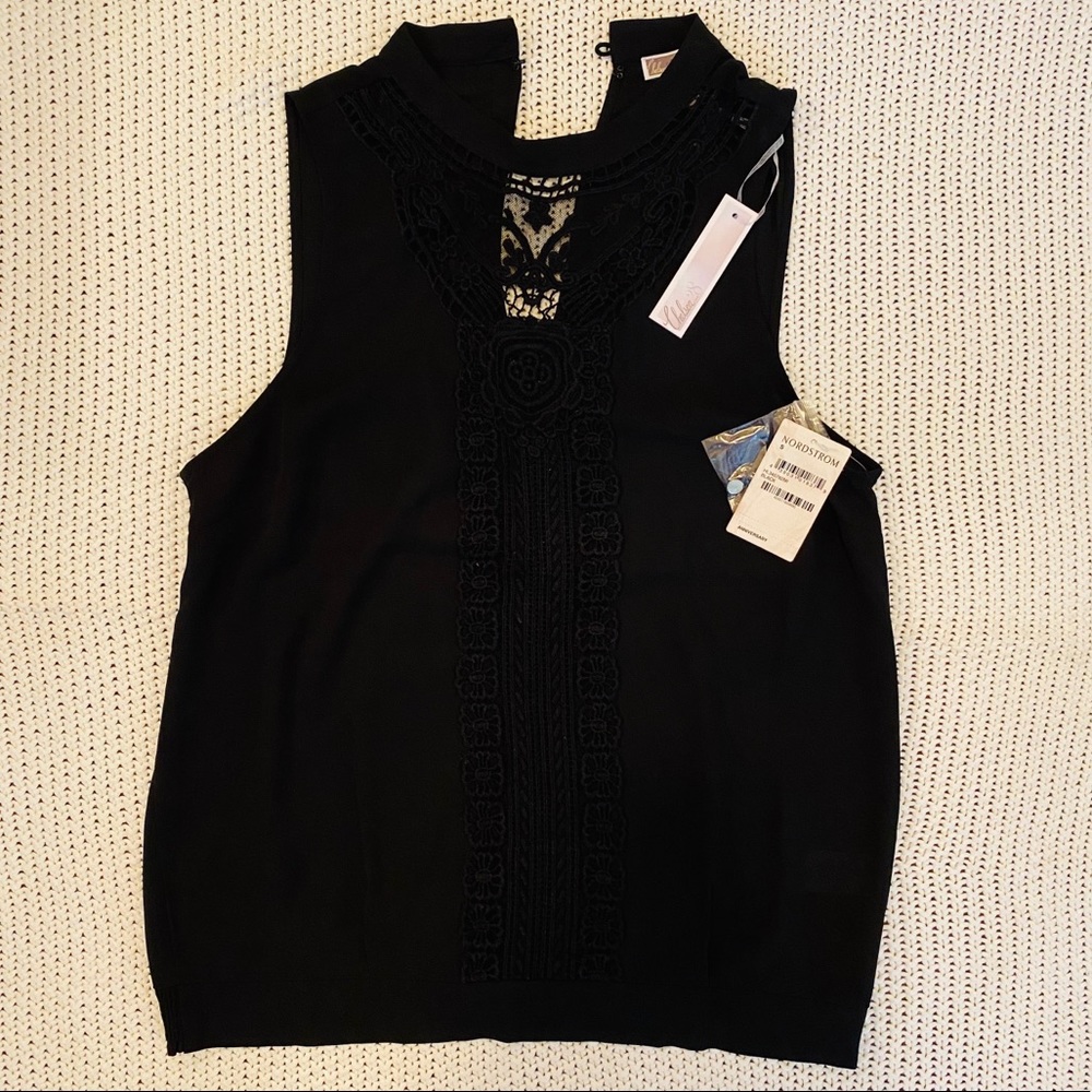 Chelsea28 Black Blouse